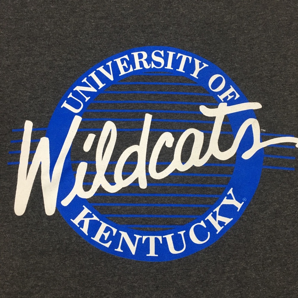 Kentucky Wildcats Graphic Tee - Retro - Grey XL